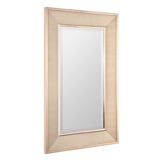 Head West Pave Brushed Nickel Stylish Bathroom & Wall Mirror